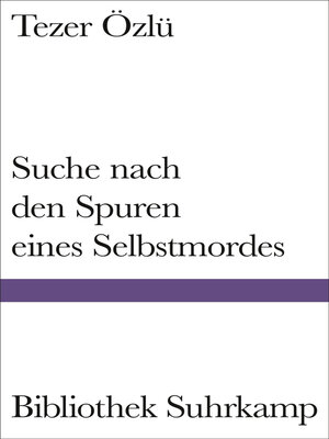 cover image of Suche nach den Spuren eines Selbstmordes